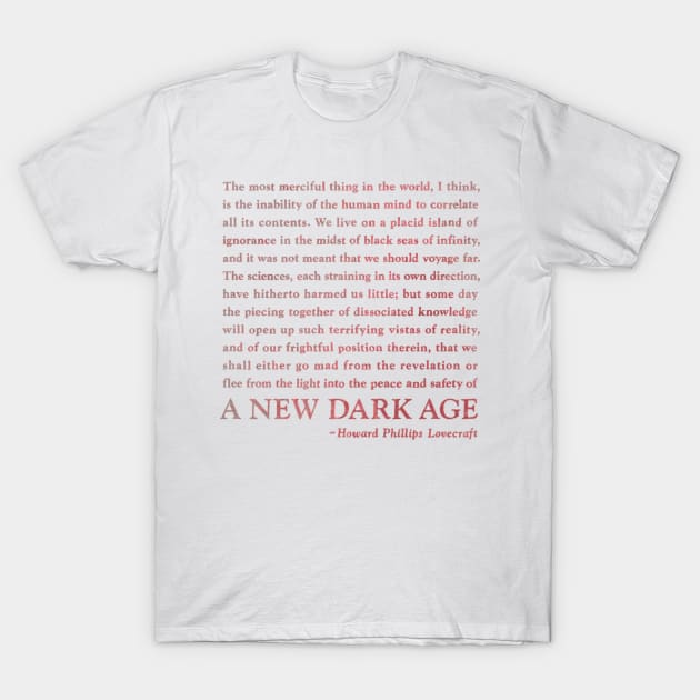 a new dark age T-Shirt by BrownWoodRobot